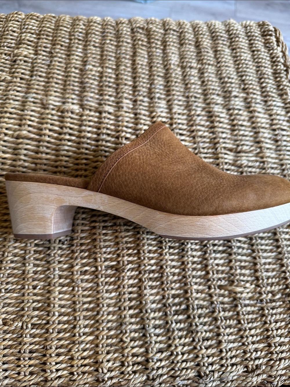New nwot Madewell The Ruby brown leather Clog Size 8 - Picture 7 of 7